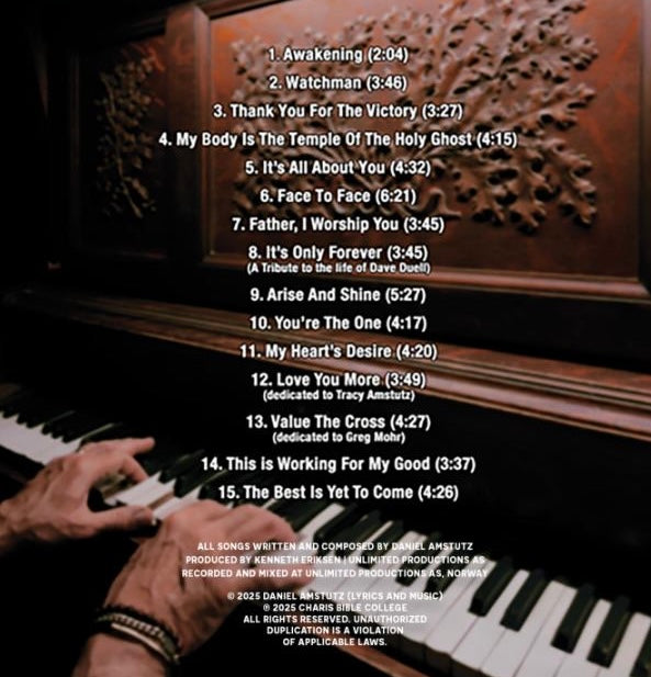 Face to Face - Daniel Amstutz - CD